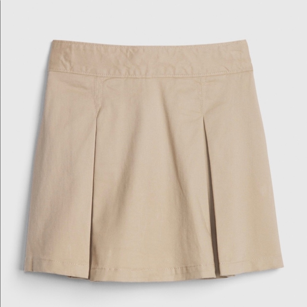 Gap Girls Uniform Twill Skort with Gap Shield